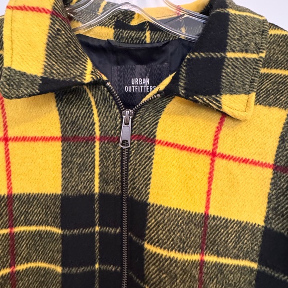 Urban Outfitters Brushed Plaid Flannel Zip Jacket Size Large NEW UNISEX - Picture 6 of 12